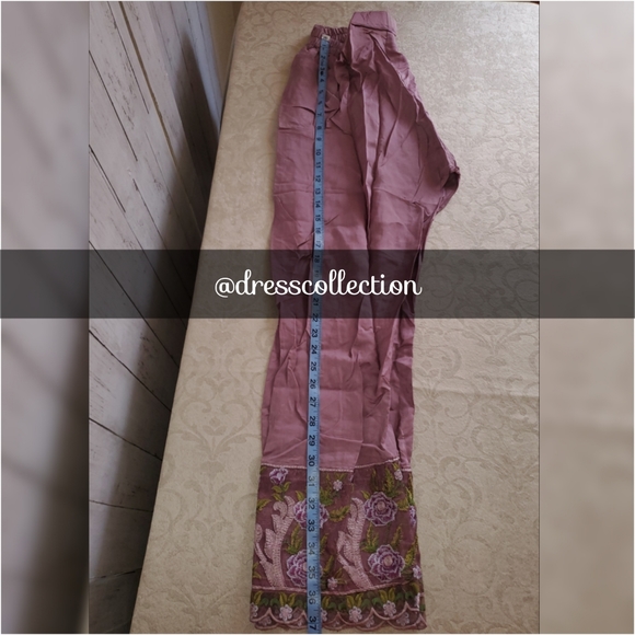 New 3 Piece Embroidered Chiffon Outfit - Picture 6 of 16